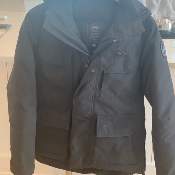 AUTH CANADA GOOSE BLACK LIMITED EDITION FOR BARNEY’s DOWN COAT SIZE US M EUC - Picture 2 of 16